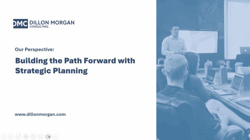 Presentation on strategic planning by Dillon Morgan.