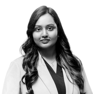 Professional woman in business attire portrait.